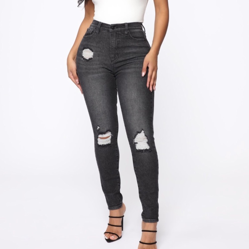 Fashion Nova Ultra High Rise Jeans